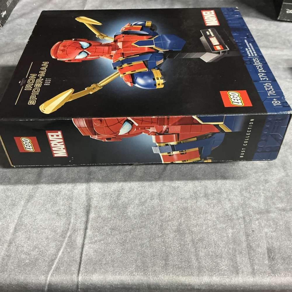 Lego Marvel Avengers Infinity Saga Iron Spider-Man Bust 76326 Set Sealed New - Picture 3 of 6